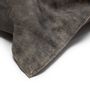 Cushions - The Three Panel Suede Cushion Cover - Grey - 30x60 - BAZAR BIZAR LIVING