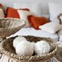 Decorative objects - The Flower Shell Ball - White - L - BAZAR BIZAR LIVING