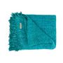 Throw blankets - The s'il vous Plaid - Aqua - BAZAR BIZAR - COASTAL LIVING