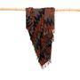 Throw blankets - The s'il vous Plaid - Black Orange - BAZAR BIZAR - COASTAL LIVING