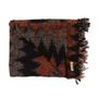 Throw blankets - The s'il vous Plaid - Black Orange - BAZAR BIZAR - COASTAL LIVING