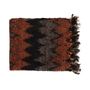 Throw blankets - The s'il vous Plaid - Black Orange - BAZAR BIZAR - COASTAL LIVING