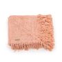 Throw blankets - The s'il vous Plaid - Salmon Pink - BAZAR BIZAR - COASTAL LIVING