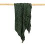 Throw blankets - The s'il vous Plaid - Forest Green - BAZAR BIZAR - COASTAL LIVING