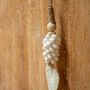 Decorative objects - The Leaf & Shell Tassel - White - BAZAR BIZAR LIVING