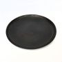 Platter and bowls - The Burned Classic Plate - Black - L - BAZAR BIZAR - COASTAL LIVING