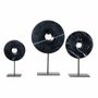 Objets de décoration - Marble Disc Sur Pied - Noir - L - BAZAR BIZAR LIVING