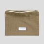 Clutches - Large organic cotton canvas pouch - LES PENSIONNAIRES