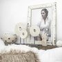 Decorative objects - The Marble Disc on Stand - White - L - BAZAR BIZAR LIVING