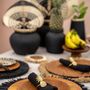 Platter and bowls - The Teak Root Round Plate - XL - BAZAR BIZAR LIVING