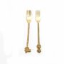 Forks - The Pineapple Fork - Gold - BAZAR BIZAR LIVING