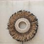 Objets de décoration - Le Mojo Raffia Sur Pied - Naturel Noir -L - BAZAR BIZAR LIVING