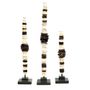 Objets de décoration - Money Shell Sur Pied - Noir Blanc - Lot De 3 - BAZAR BIZAR LIVING