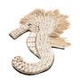 Decorative objects - The Shell Sea Horse - White - BAZAR BIZAR LIVING