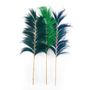 Objets de décoration - Stunning Leaf - Bleu - Lot de 6 - BAZAR BIZAR LIVING