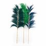 Decorative objects - The Stunning Leaf - Petrol - Set of 6 - BAZAR BIZAR LIVING