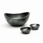 Bols - Le Bol Curved Brûlés - Noir - Lot De 3 - BAZAR BIZAR LIVING