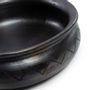 Platter and bowls - The Burned Curry pot With Pattern - Black - BAZAR BIZAR LIVING