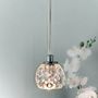 Suspensions - Lustre Cristal Rond (5) - MOSS SERIES