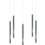 Suspensions - Lustre Tube Rond (5) - MOSS SERIES