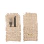 Cutlery set - The Oh My Gee Cutlery Holder - Beige - Set of 4 - BAZAR BIZAR LIVING