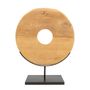 Objets de décoration - Le Disque En Teak Sur Pied - L - BAZAR BIZAR LIVING