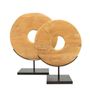 Objets de décoration - Le Disque En Teak Sur Pied - L - BAZAR BIZAR LIVING