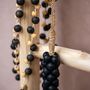 Decorative objects - The Wooden Beads with Cotton Tassel - Black - BAZAR BIZAR LIVING