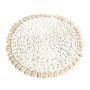 Maniques - Le Dessous De Plat Seagrass Shell - Blanc - BAZAR BIZAR LIVING