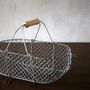 Garden accessories - Handmade harvesting basket woven wire - MANUFRANCE