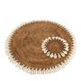 Placemats - The Colonial Shell Placemat - Natural Brown - BAZAR BIZAR - COASTAL LIVING