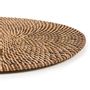 Placemats - The Colonial Oval Placemat - Natural Brown - BAZAR BIZAR LIVING