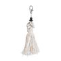 Decorative objects - The Cowrie Tassel Keychain - White - BAZAR BIZAR LIVING