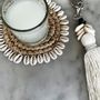 Decorative objects - The Cowrie Tassel Keychain - White - BAZAR BIZAR LIVING