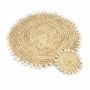 Sets de table - Le Set De Table Raffia Shell - Naturel - BAZAR BIZAR LIVING