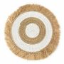 Placemats - The Seagrass Raffia Placemat - Natural White - BAZAR BIZAR LIVING