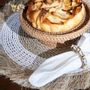 Placemats - The Seagrass Raffia Placemat - Natural White - BAZAR BIZAR LIVING