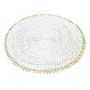 Placemats - The Seagrass Shell Placemat - White - BAZAR BIZAR LIVING