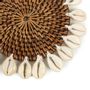 Placemats - The Colonial Shell Coaster - Natural Brown - BAZAR BIZAR - COASTAL LIVING