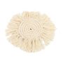 Placemats - The Macrame Coaster - White - BAZAR BIZAR LIVING