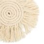 Placemats - The Macrame Coaster - White - BAZAR BIZAR LIVING
