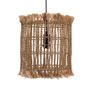 Suspensions - Le Pendentif Abaca Bird Cage - Naturel - M - BAZAR BIZAR LIVING