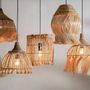 Suspensions - Le Pendentif Abaca Bird Cage - Naturel - M - BAZAR BIZAR LIVING