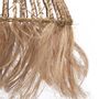 Hanging lights - The Abaca Lotus Pendant - Natural - M - BAZAR BIZAR LIVING