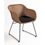 Lounge chairs for hospitalities & contracts - ARMCHAIR CB6025-R-B - CRISAL DECORACIÓN