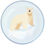 Birthdays - 6 Polar Animal Plates - Recyclable - ANNIKIDS