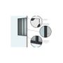 Meubles de cuisines  - Verrière d'intérieur en aluminium VERREA - 3 vitrages - Noir sablé - 105 x 123 cm - 🇫🇷 VERREA