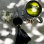 Decorative objects - The Pompom Keychain - Black - BAZAR BIZAR - COASTAL LIVING