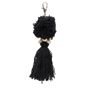 Decorative objects - The Pompom Keychain - Black - BAZAR BIZAR - COASTAL LIVING