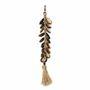 Objets de décoration - Le Porte-clés Raffia Fishbone - Noir Naturel - BAZAR BIZAR LIVING